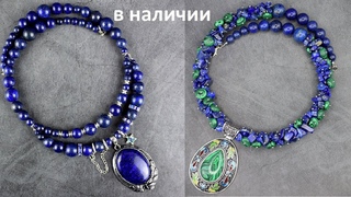 Обзор авторских украшений украшения до и после своими руками переделка из камней бусы #izkamnei