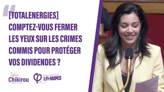 [TotalEnergies] Comptez-vous fermer les yeux sur les crimes commis pour protéger vos dividendes ?