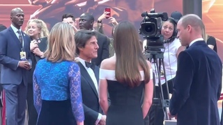 William + Kate Meet Tom Cruise at Top Gun Maverick London Premiere | London 19/5/22