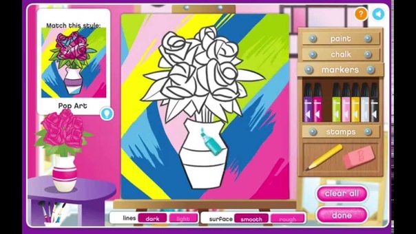 Игры Барби Художница, Barbie Art