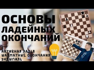 Урок 10. Основы ладейных окончаний. Активная ладья. Шахматные окончания. Эндшпиль шахматы.