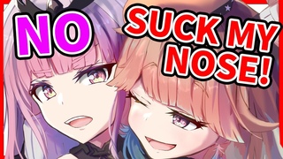 TakaMori Comparing NOSESMori Calliope / Takanashi Kiara / HololiveEN