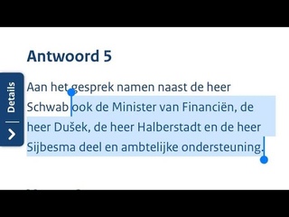 WEF medevoorzitter Feike Sijbesma in Mauritshuis bespreking samen met Sigrid Kaag en Klaus Schwab