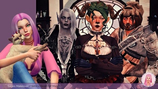 Sages Makeover | Realm of Magic | The Sims 4 CAS