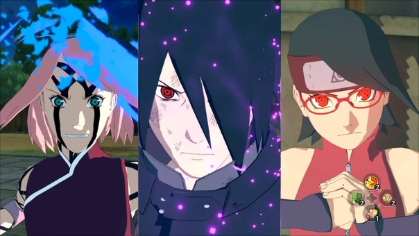 Naruto Ultimate Ninja Storm 4 Sasuke, Sakura, Sarada vs Naruto, Hinata, Boruto