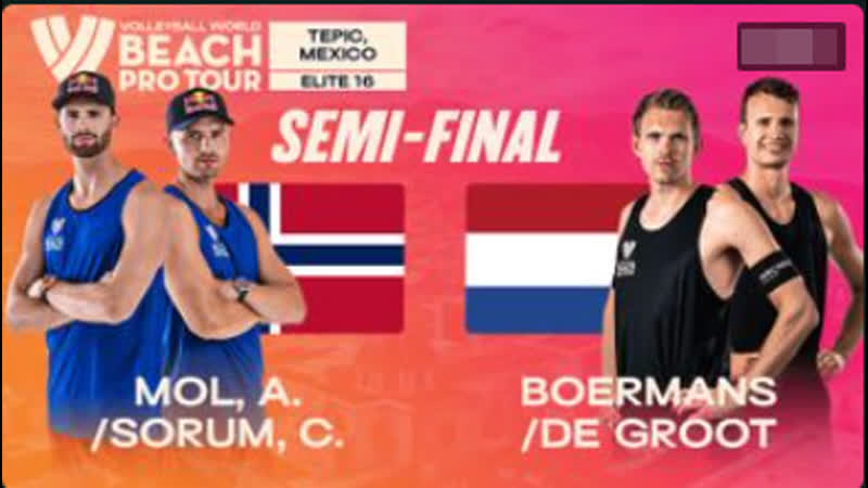 Mol, Sorum nor v Boermans, De Groot ned mens semi final tepic
