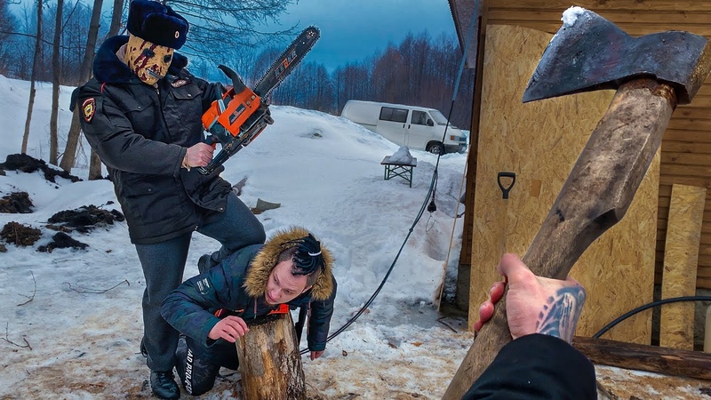 ВЕРНУЛИСЬ ПОКОНЧИТЬ С МАНЬЯКОМ. ПСИХ НАБРОСИЛСЯ НА МЕНЯ.