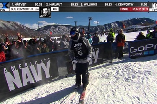 Gus Kenworthy lands triple in Slopestyle