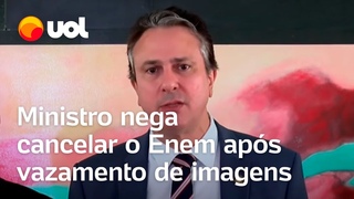 Enem 2023: Ministro nega cancelar a prova após vazamento de imagens: ’PF está investigando’