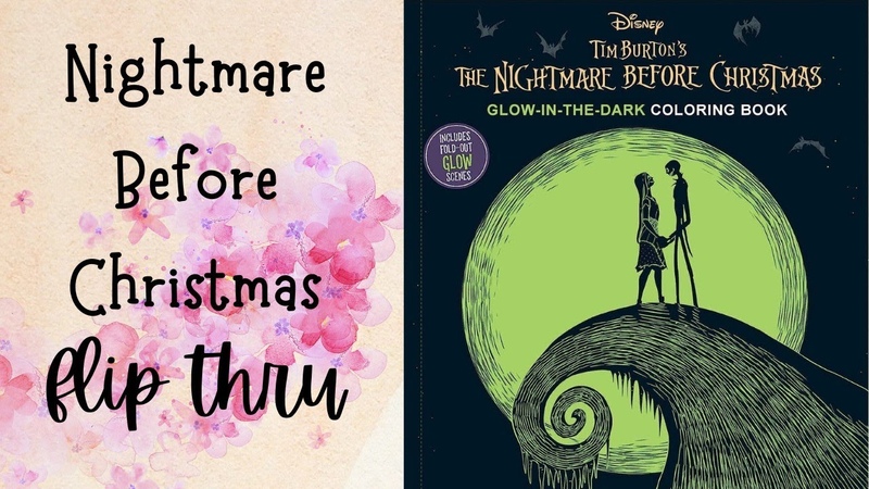 Glow in the Dark Nightmare Before Christmas Flip Thru adult