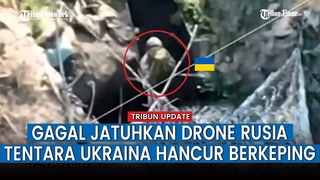 Parit Ukraina Bak Lautan Api dan Kepulan Asap usai Drone Rusia Beraksi