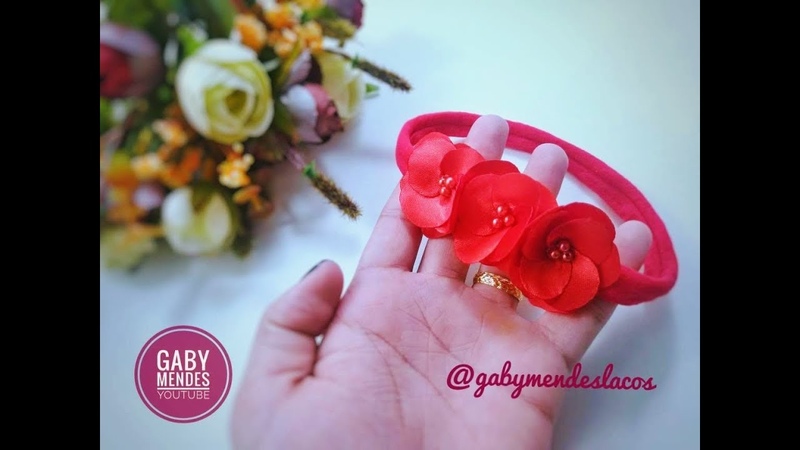 Faixa de flores fácil para iniciantes by Gaby Mendes, Gaste Pouco e Lucre Mais, DIY
