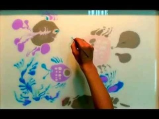 Bulat Gafarov / Drawing on the water / Рисование на воде / Water animation / Marbling / Ebru
