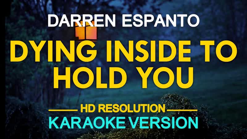 DYING INSIDE TO HOLD YOU Darren Espanto ( Timmy Thomas)