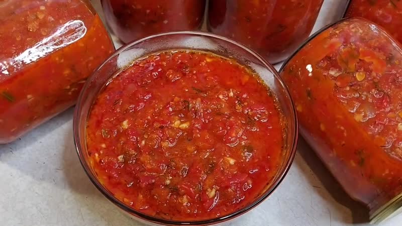 АДЖИКА Самый Вкусный Рецепт Готовлю Только Так 15 Лет МАМИНЫ