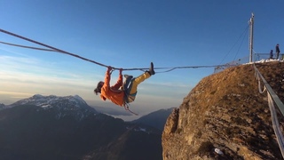 Slackline-Tutorial: How to Climb the Leash on a Highline