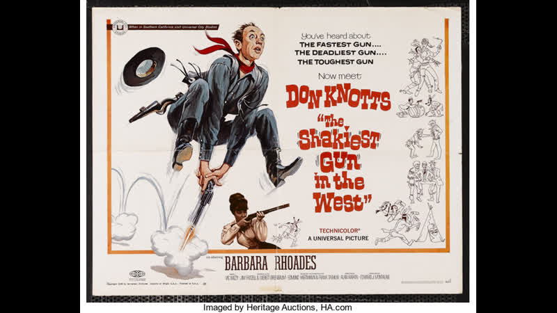 The Shakiest Gun in the West (1968) 1080p Don Knotts, Barbara Rhoades, Jackie