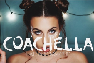3 HEATLESS COACHELLA MUSIC FESTIVAL HAIRSTYLES & MAKEUP TUTORIAL || Natalie-Tasha Thompson