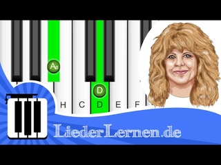 Heidi Brühl - Hundert Mann und ein Befehl - Klavier lernen - Musiknoten - Akkorde