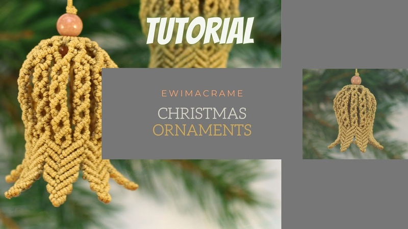 DIY micro macrame Christmas