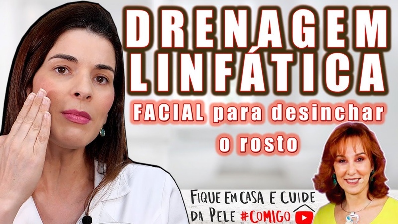 Drenagem Facial para Rugas, Desinchar o Rosto e Mais, Fique Em Casa e Cuide da Pele,
