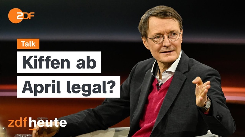 Lauterbach: Kiffen gefährlich und bald erlaubt, Markus Lanz vom 08. Februar