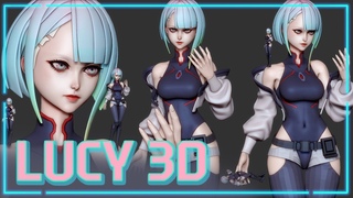 추천 애니메이션 엣지러너 여주 루시 3D제작  - Cyberpunk Lucy 3D
