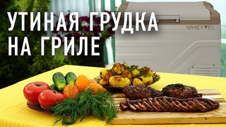 Утиная грудка на гриле. Купил автохолодильник Meyvel AF-F50 на Яндекс Маркете