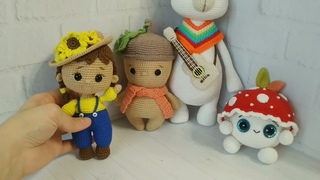 Вязовлог 8-15 октября. Итоги осенний бум амигуруми. 101 cottontoys2 игрушки 2//101 Тестирую МК.