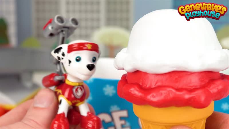 Learn Colors with Paw Patrol Ice Cream