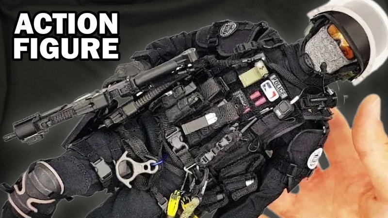 French police special forces RAID 1, 6 scale action figure