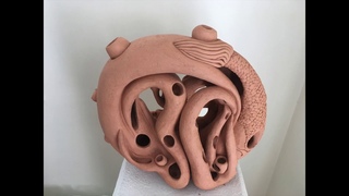 Samsara - Ceramic Sculpture by Florencia Solari