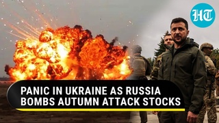 Russia Blows Up Tonnes Of Ukrainian Weapons 'Spooked' Zelensky Rushes To Battleground | Watch