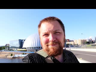 Лахта центр -- Яхтенный мост -- Крестовский остров -- Елагин. Пятница, 16 августа 2019 г.