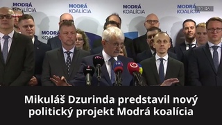 Tlačová beseda: Mikuláš Dzurinda predstavil nový politický projekt Modrá koalícia