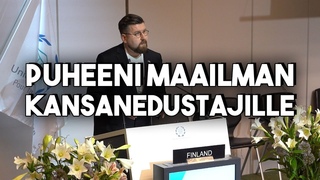 Tynkkynen puhuu suoraan Venjst maailman kansanedustajille Geneven yleiskokouksessa