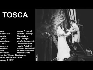 Tosca - Plcido Domingo, Leonie Rysanek, Theo Adam, Alberto Erede, Wien 1977