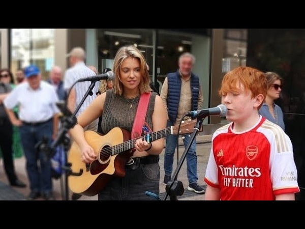 12 year old young Ed Sheeran is the new Ed on the street Hallelujah Jeff Buckley Allie