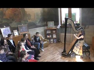 Lana Novikova (8 y.o.) Dussek (DUSÍK), Sonata for Harp op.2 №2