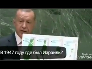 Эрдоган вдребезги разнёс Израиль во время выступления на 74 генеральной ассамблеи ООН в США.