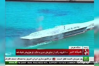 Iran attacks replica US ship in military drill