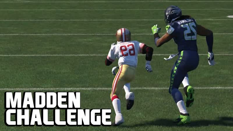 Can the Sorriest Receiver possible beat Richard Sherman Madden NFL