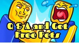 LIVE!!! ARM WRESTLE SIMULATOR X Q & A FOR FREE PETS! EASY MODE!
