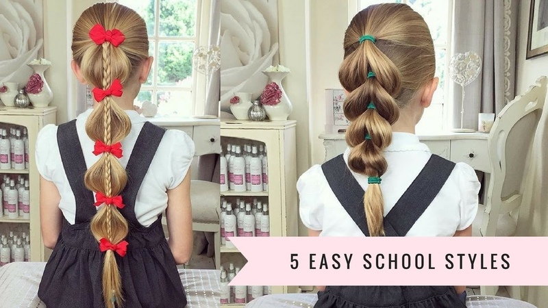 5 Easy School Hairstyles by Sweet Hearts