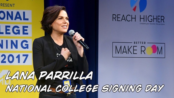 Lana Parrillas speech at MTVs National College Signing Day