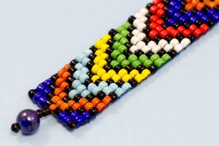 African DIY Bead Loom Bracelet