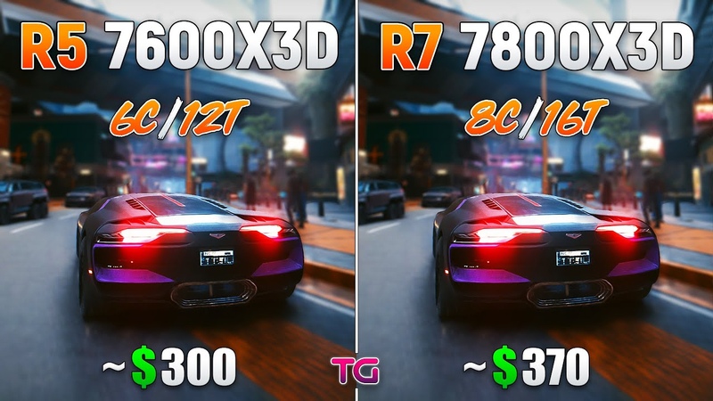 Ryzen 5 7600 X3 D vs Ryzen 7 7800 X3 D How Big is the