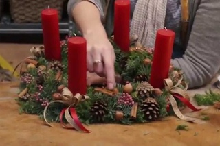 Lav en adventskrans med Elisabeth Bønløkke