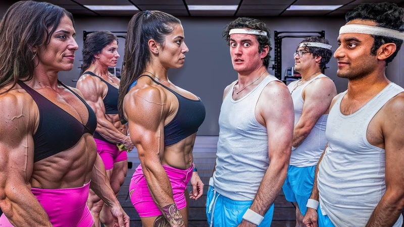 Steroid Women Vs Average Joes ( Whos Stronger