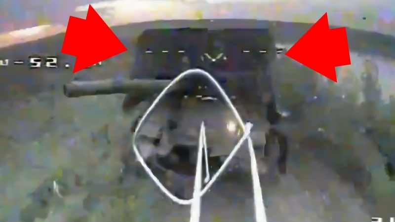 T 72 B Turtle Tank Explode After Drone